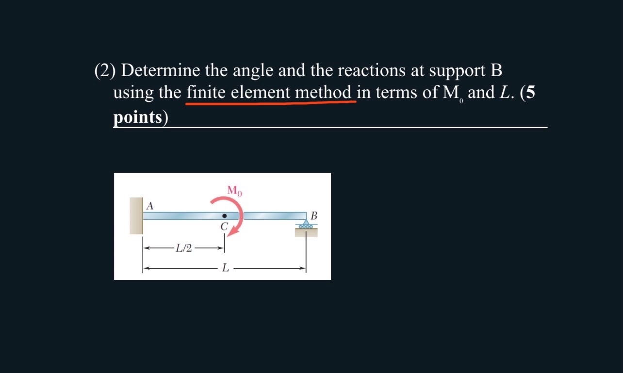 ( 2 ) Determine the angle and the reactions at