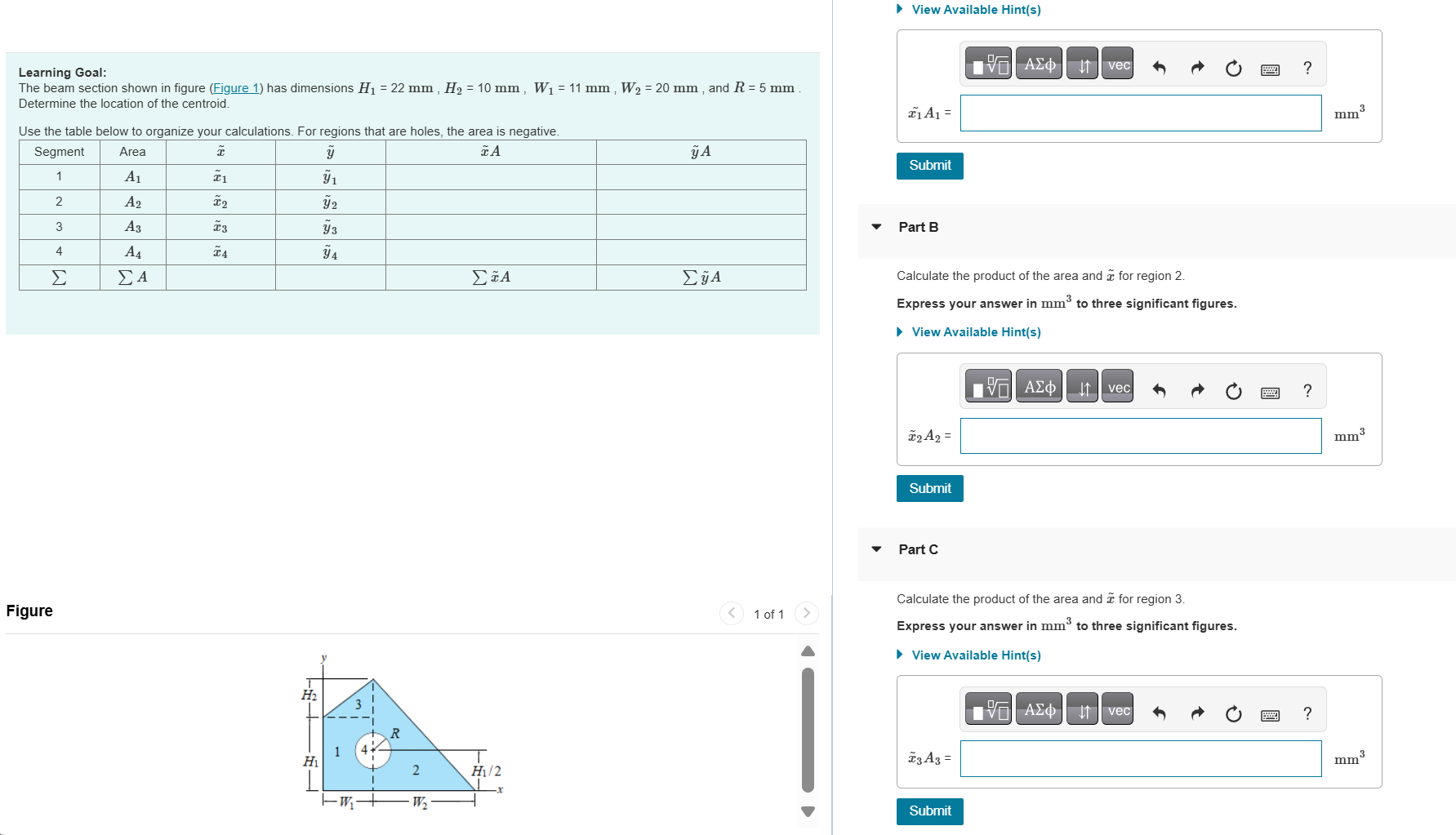 Learning Goal: The beam section shown in figure (
