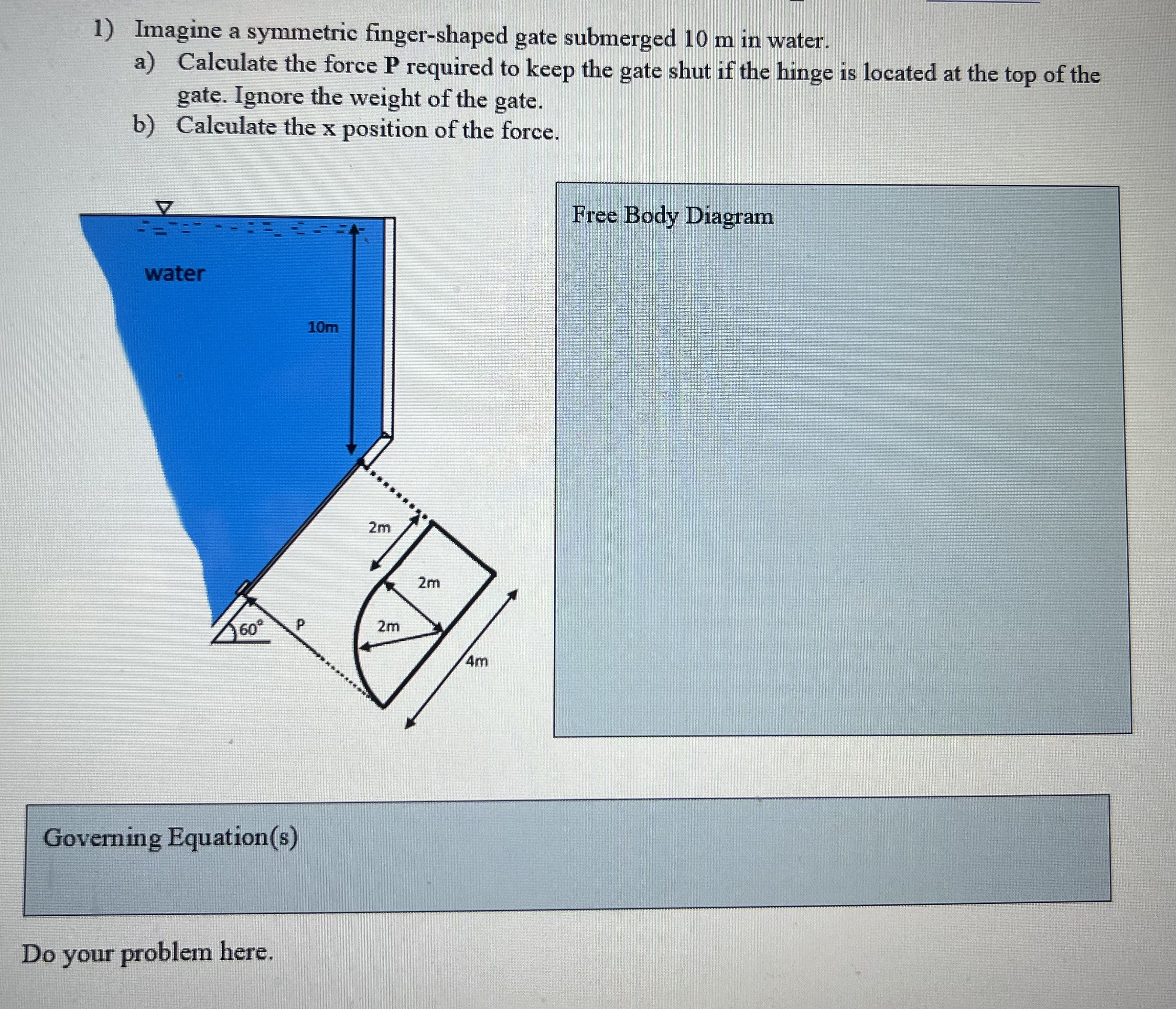 Governing Equation ( s ) Do your problem here.