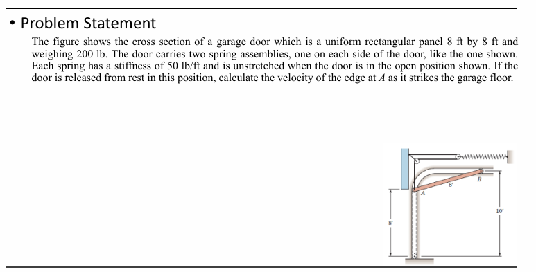 - Problem Statement The figure shows the cross