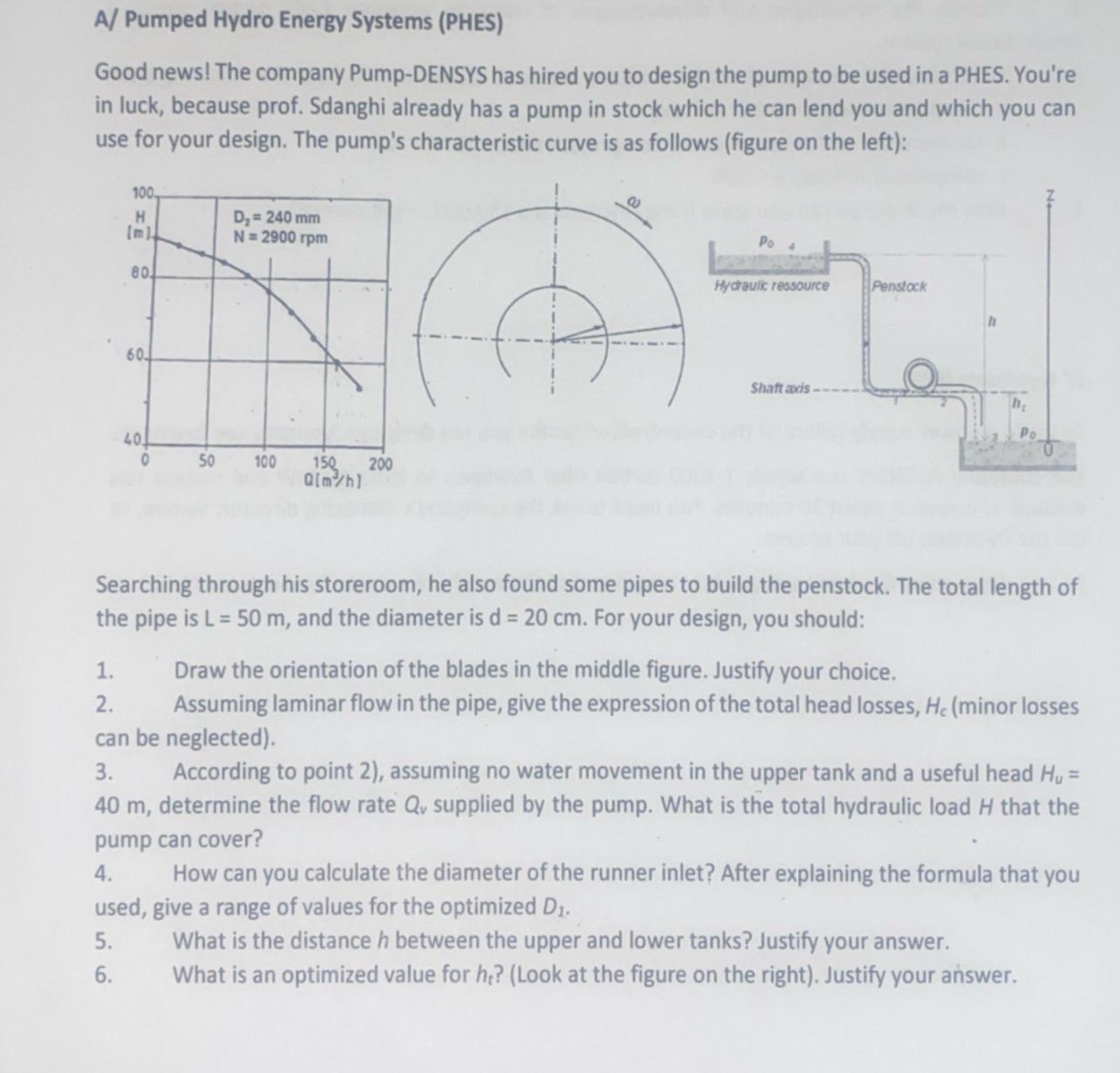 A / Pumped Hydro Energy Systems ( PHES ) Good