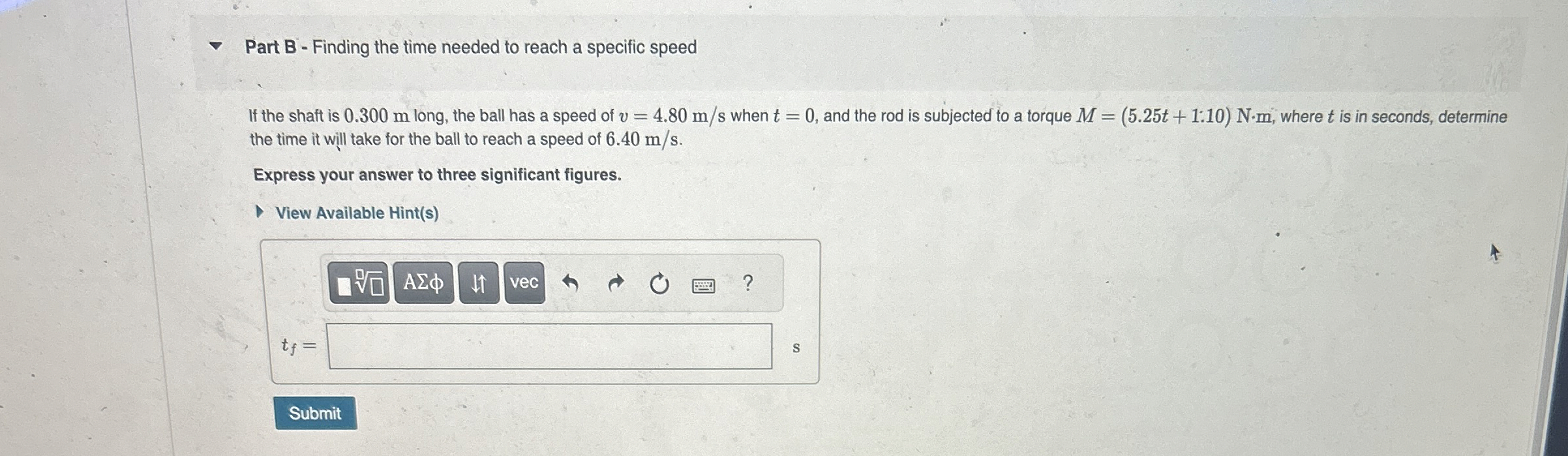 Learning Goal: To apply the principle of angular