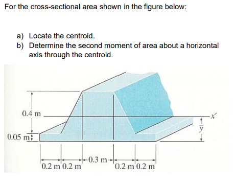 For the cross - sectional area shown in the