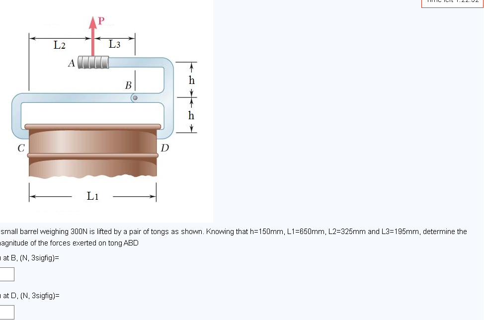 Show me the steps to solve A small barrel