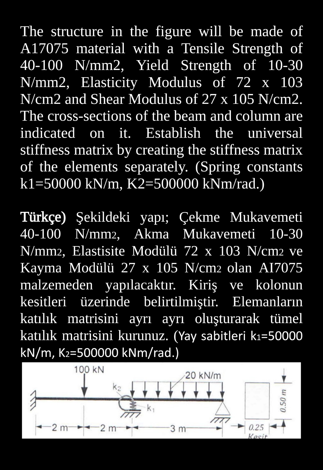 The structure in the figure will be made of A 1 7