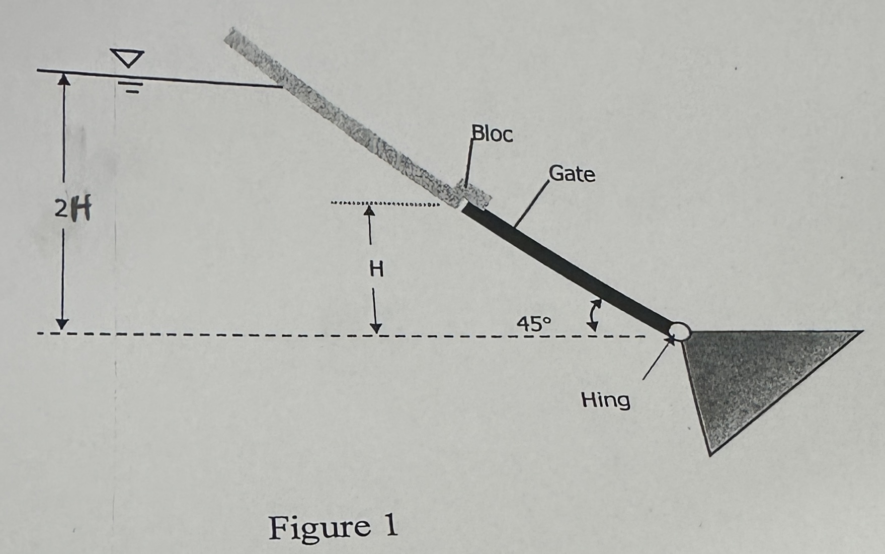 the circular gate in figure 1 has a negligible