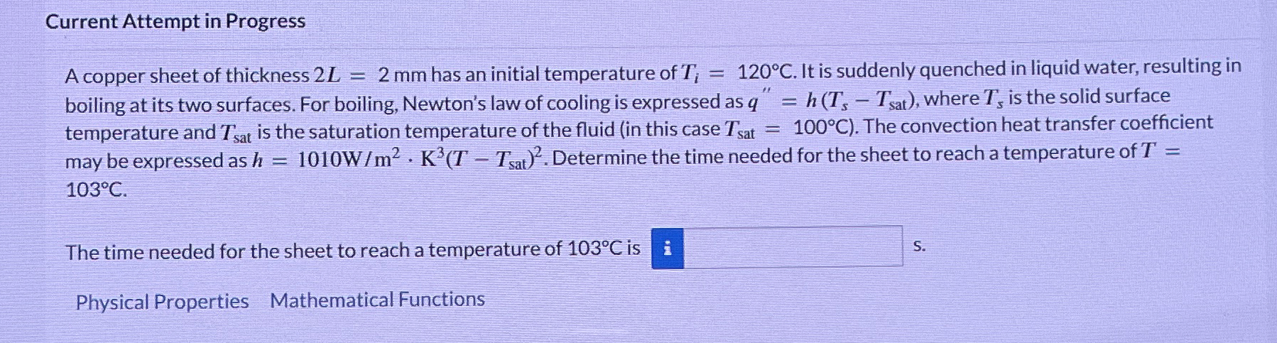 Current Attempt in Progress A copper sheet of