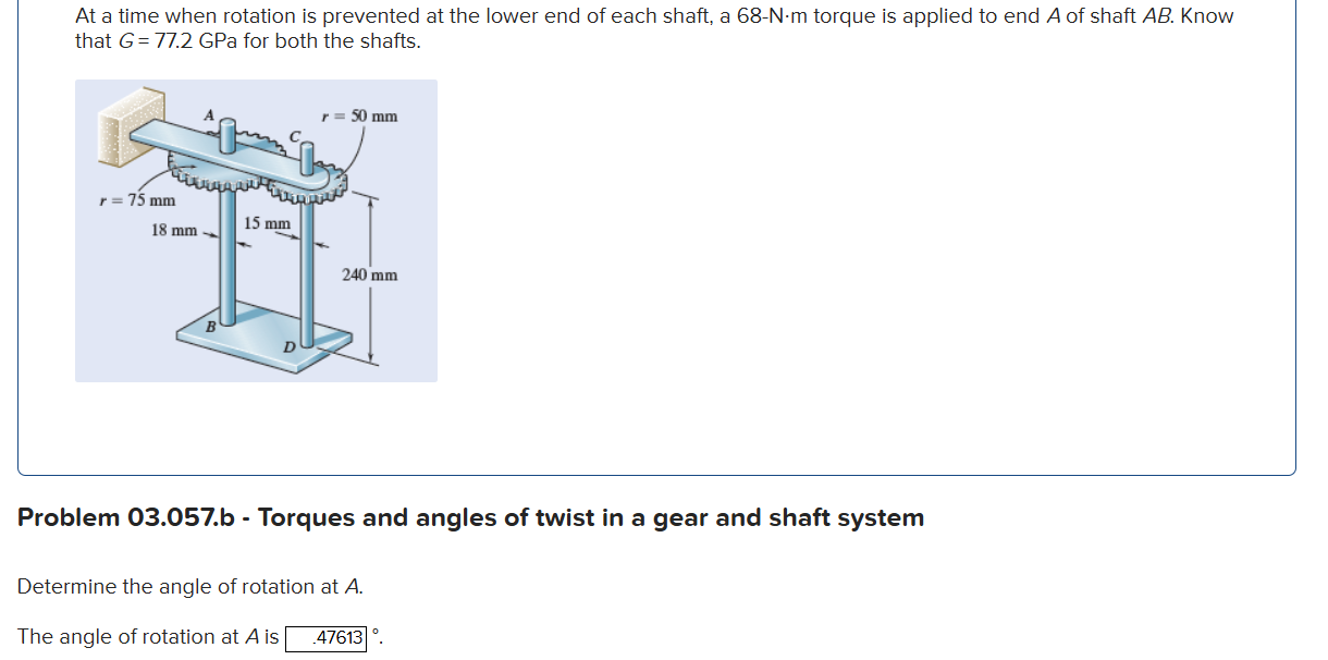 At a time when rotation is prevented at the lower