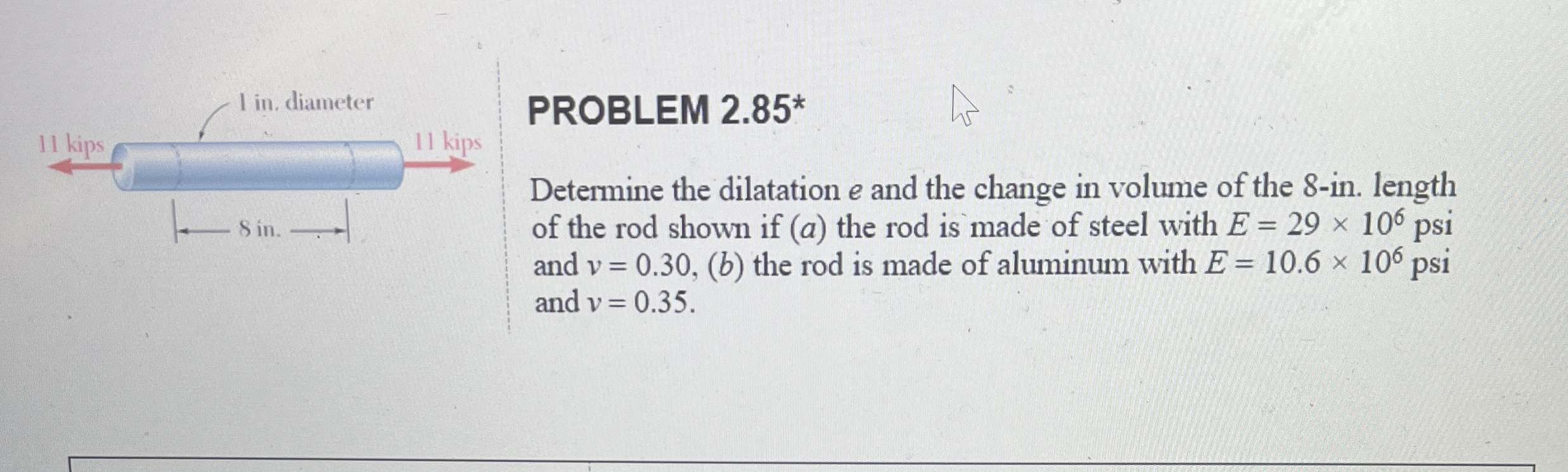 2 . 9 7 Knowing that, for the plate shown, the