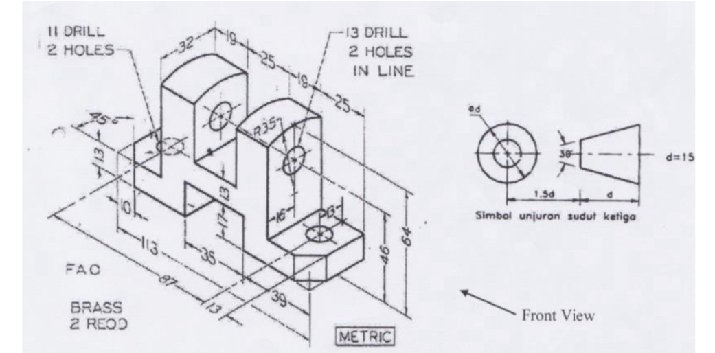 please show me the autocad of this orthogonal