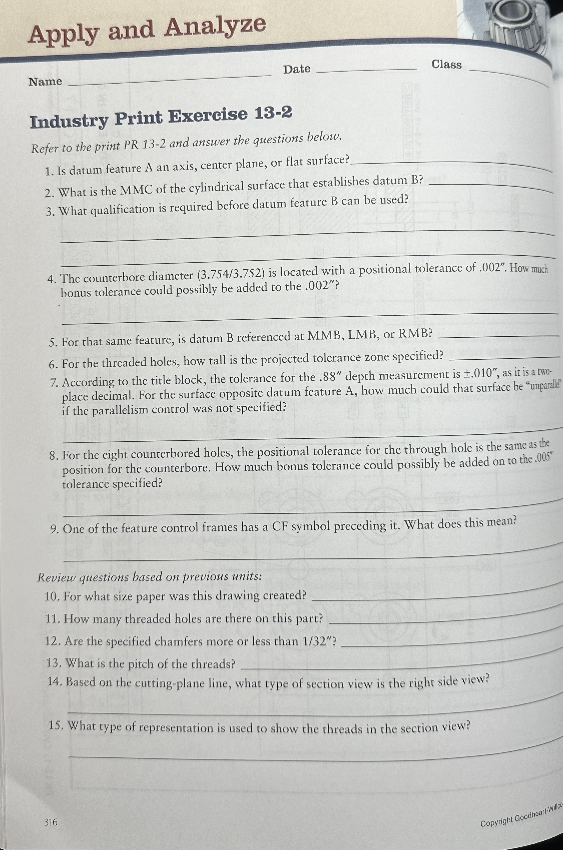 Name Industry Print Exercise 1 3 - 2 Refer to the