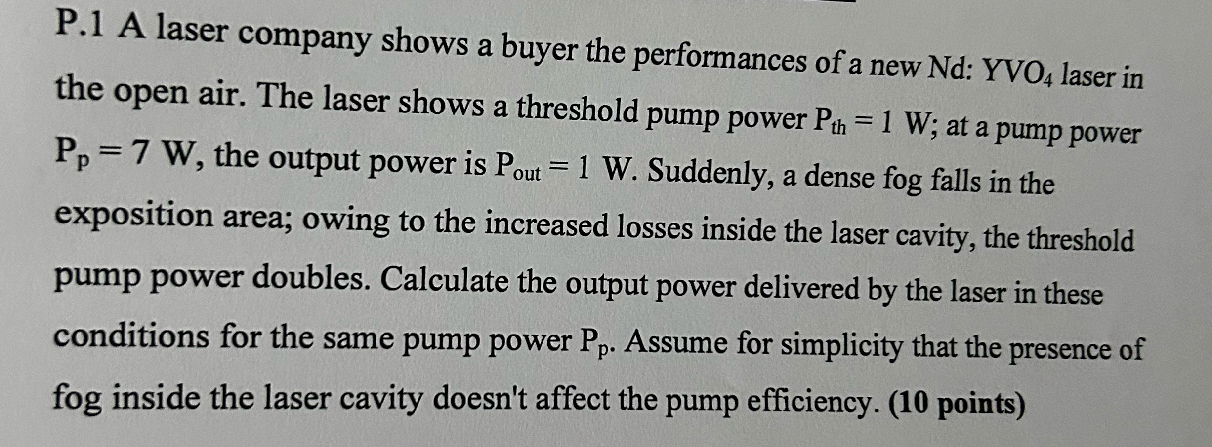 P . 1 A laser company shows a buyer the
