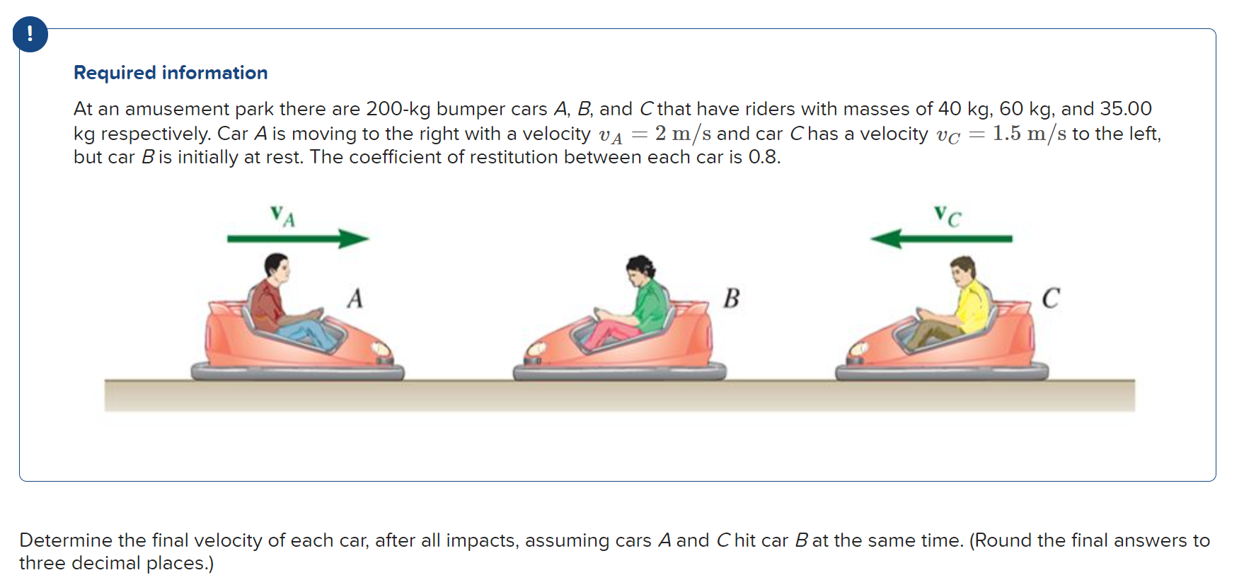 Required information At an amusement park there