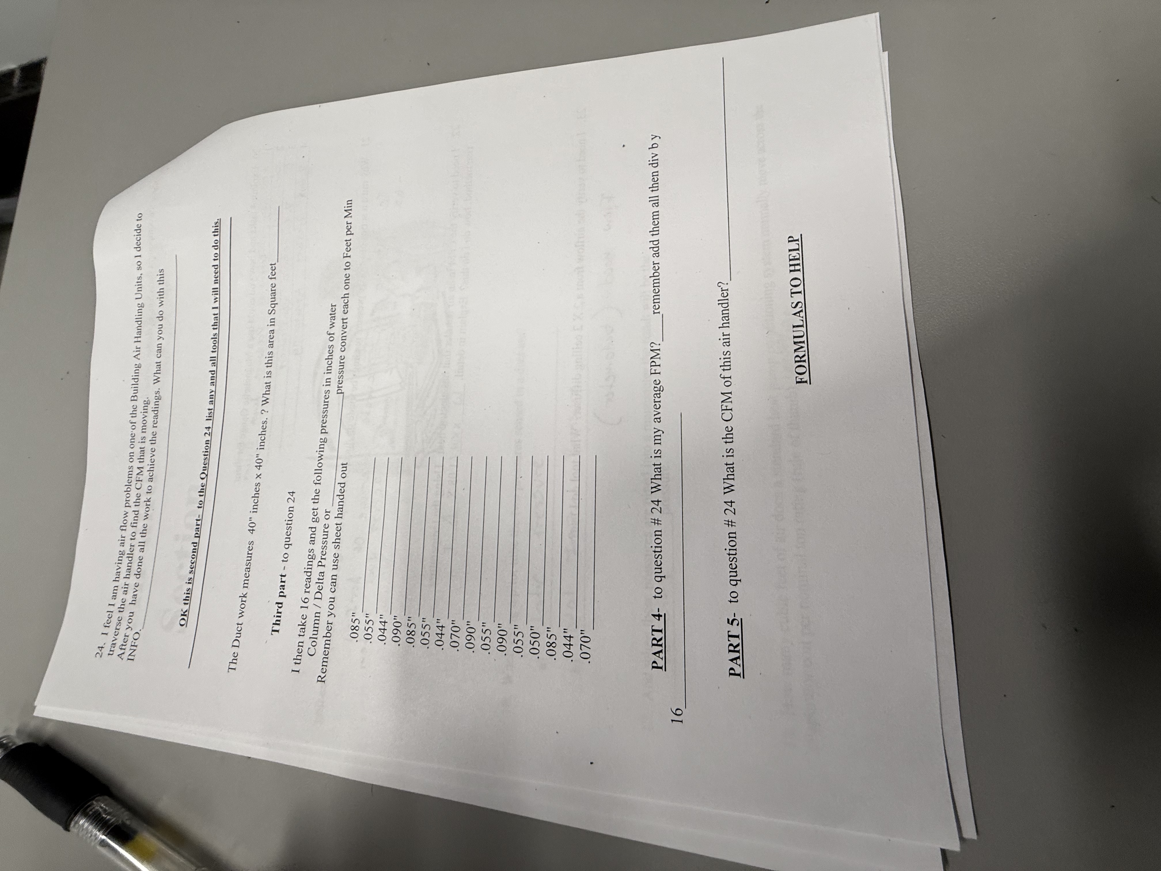 I feel I am having air flow problems on one of