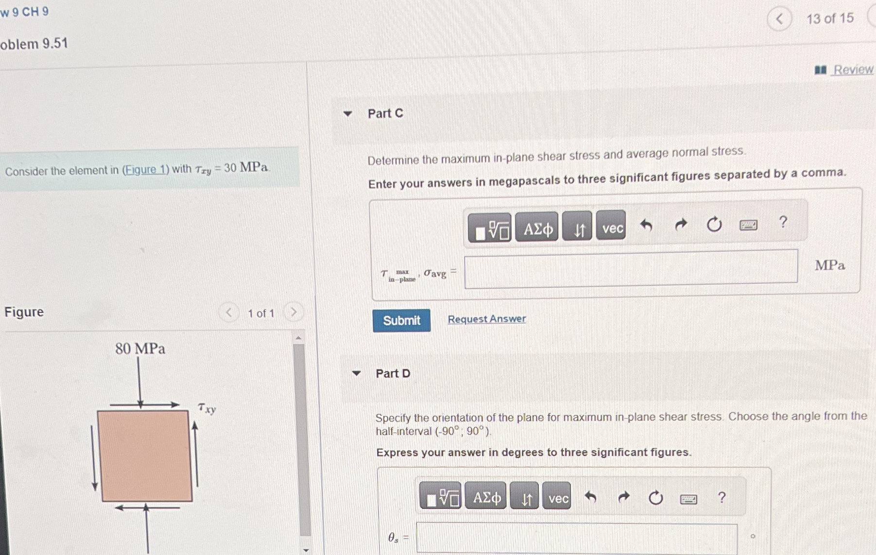 w 9 CH 9 1 3 of 1 5 oblem 9 . 5 1 Review Consider