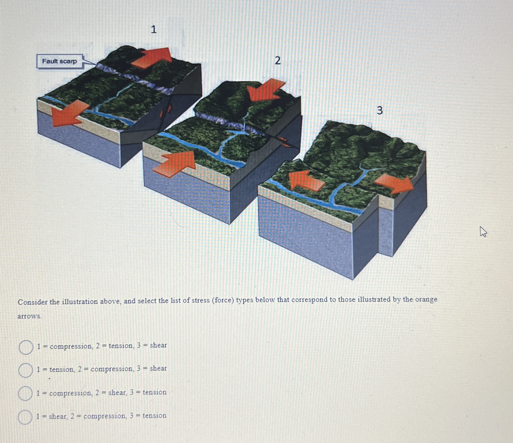 Consider the illustration above, and select the