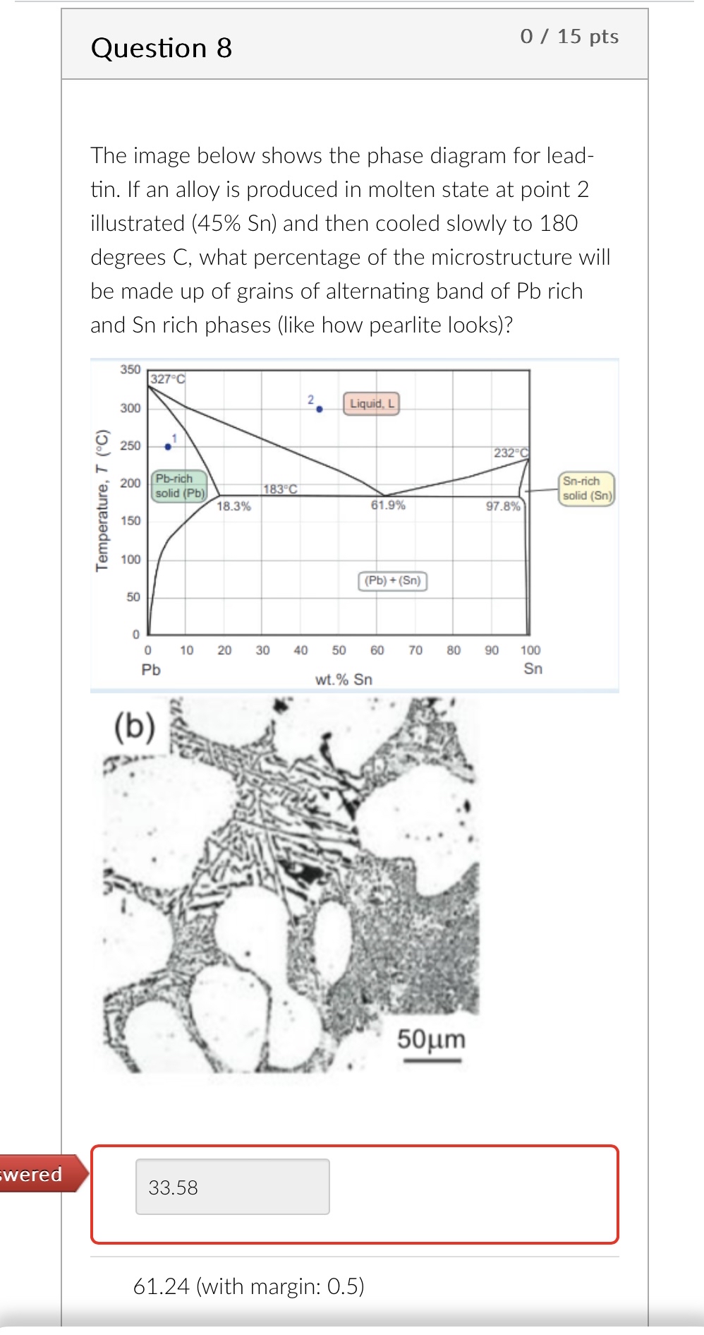 Question 8 0 / 1 5 pts The image below shows the