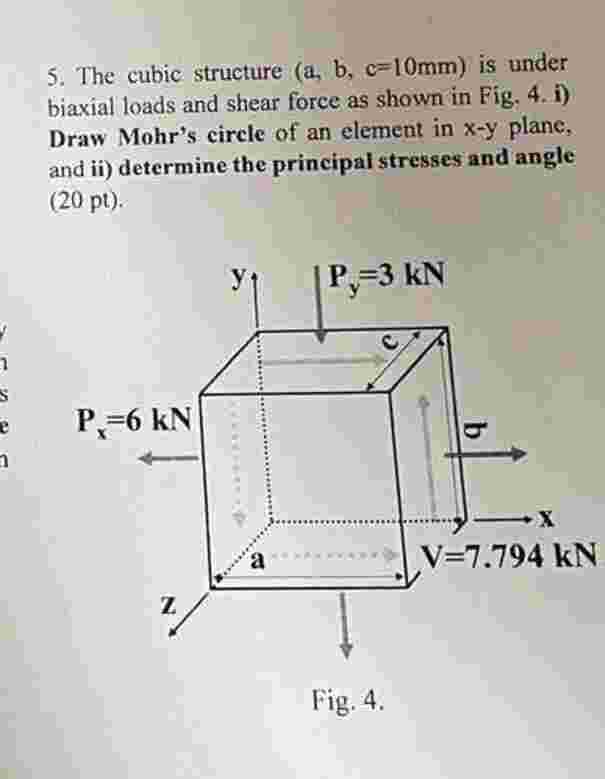 5 . The cubic structure ( \ ( \ mathrm { a } , \