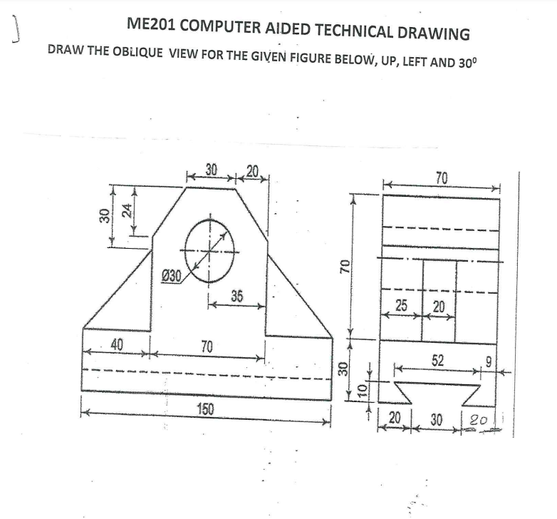 ME 2 0 1 COMPUTER AIDED TECHNICAL DRAWING DRAW