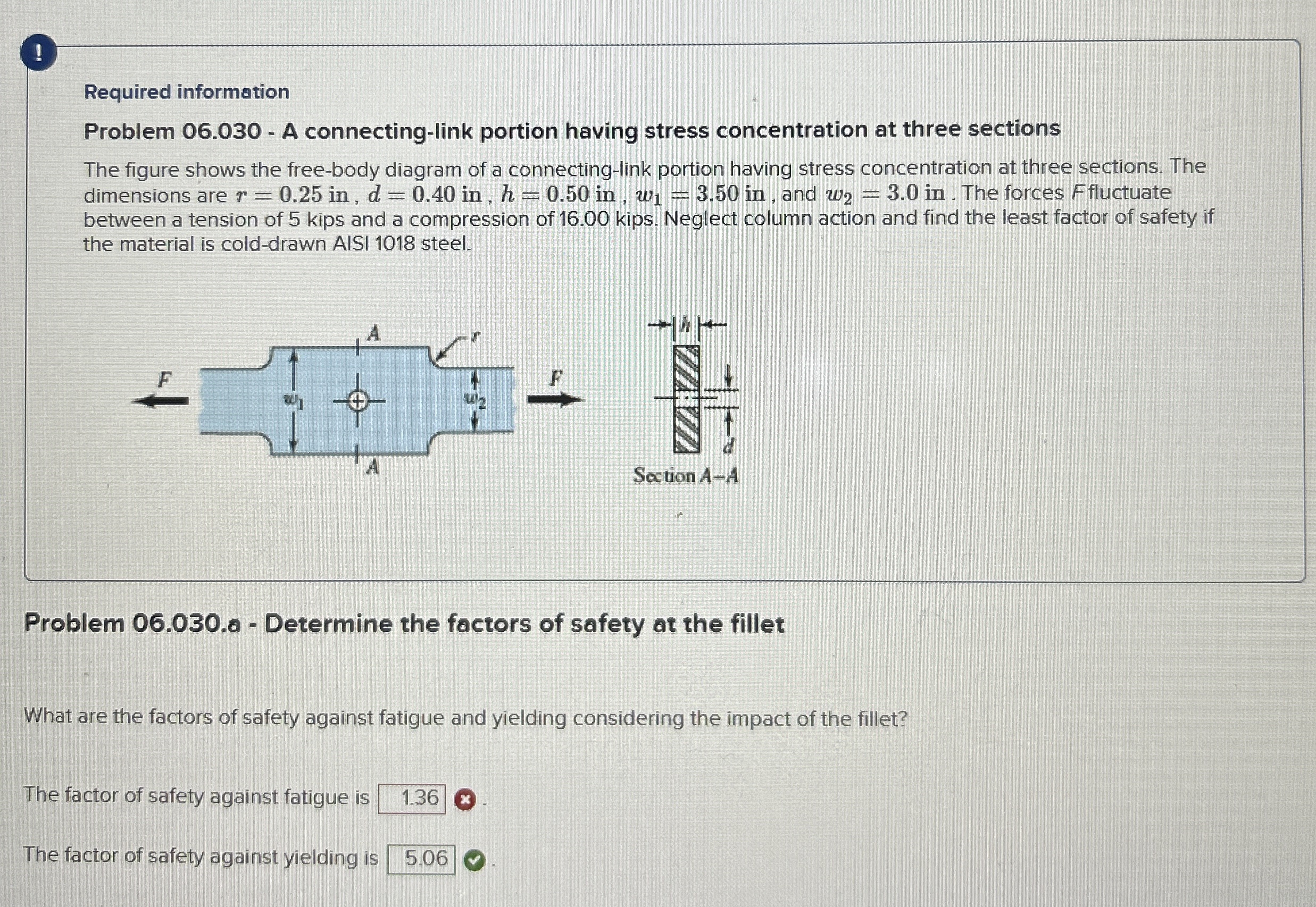 ! Required information Problem 0 6 . 0 3 0 - A