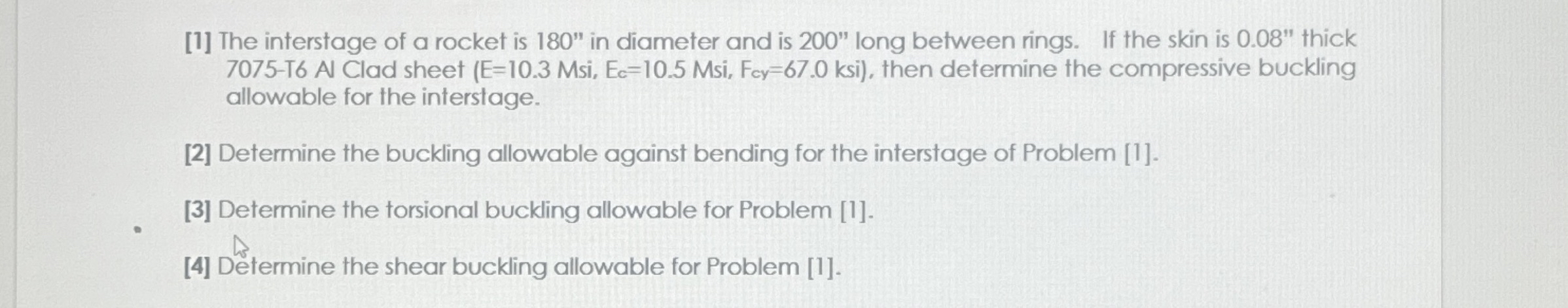 [ 1 ] The interstage of a rocket is 1 8 0 ' ' in