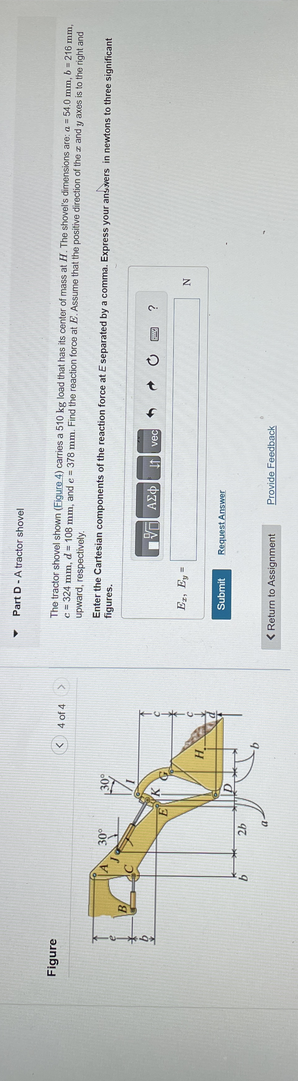 Part D - A tractor shovel Figure 4 of 4 The