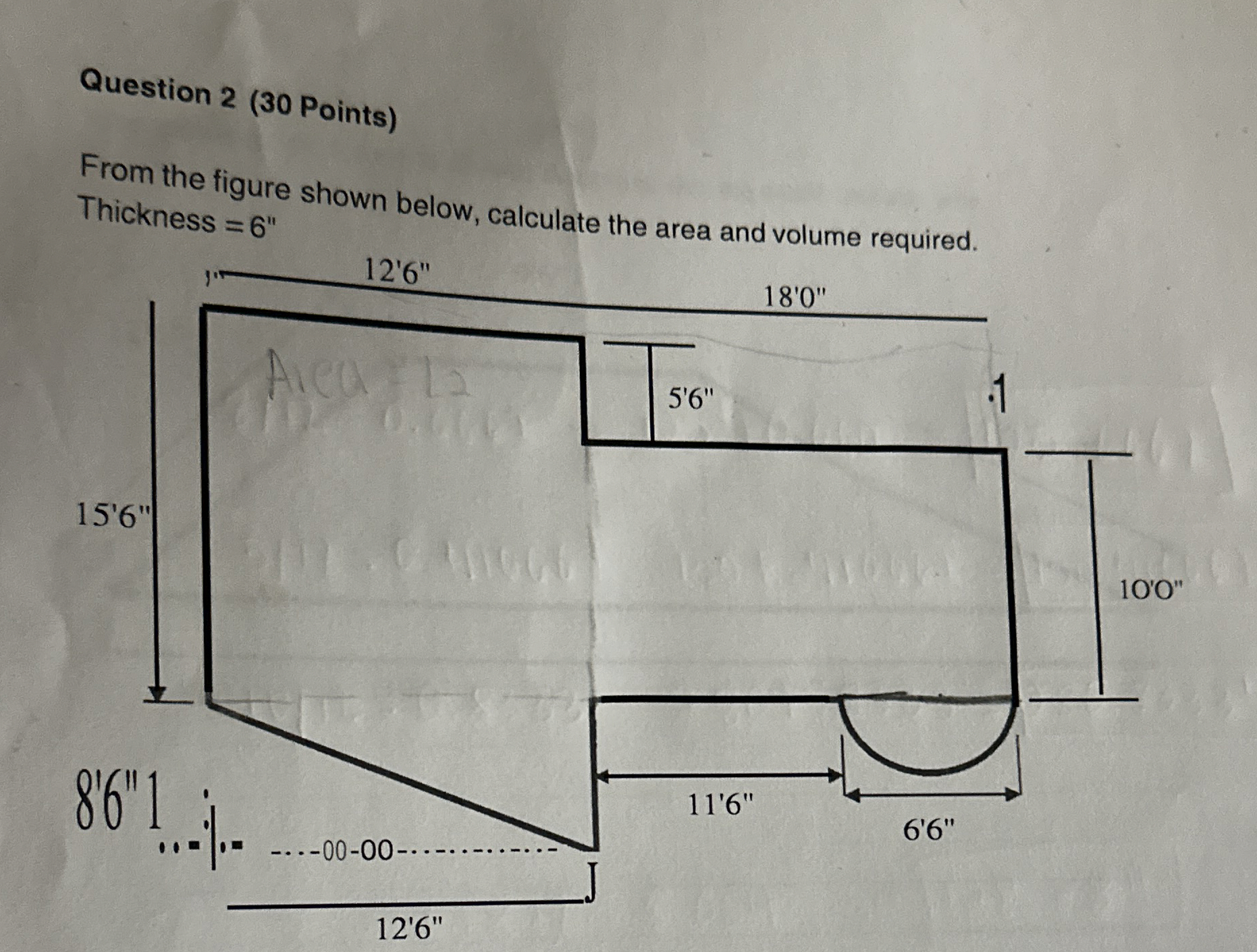 Question 2 ( 3 0 Points ) From the figure shown