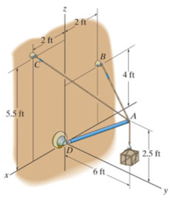 The 2 4 0 - lb crate in ( Figure 1 ) is in