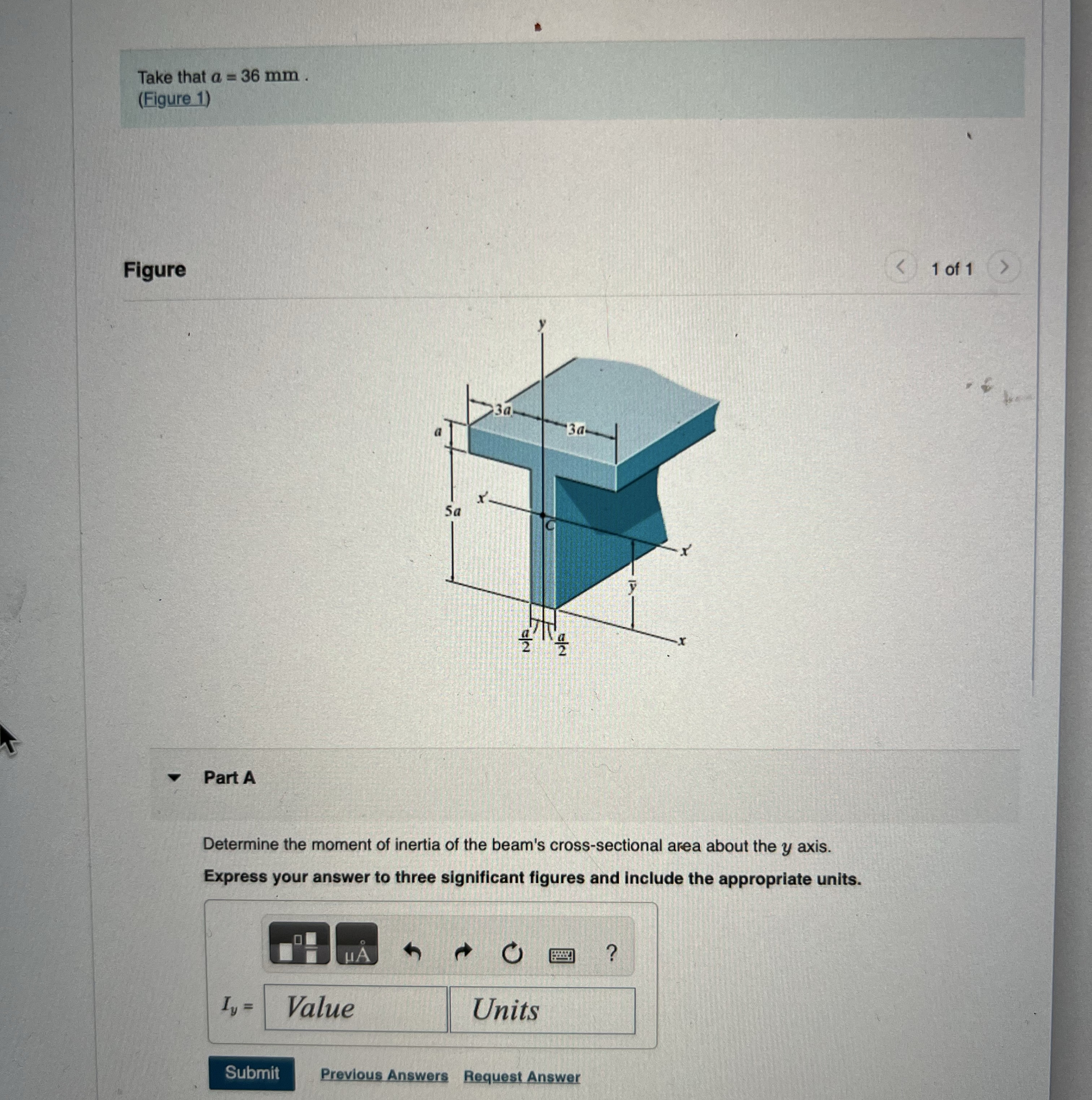 Take that a = 3 6 m m . ( Figure 1 ) Figure 1 of