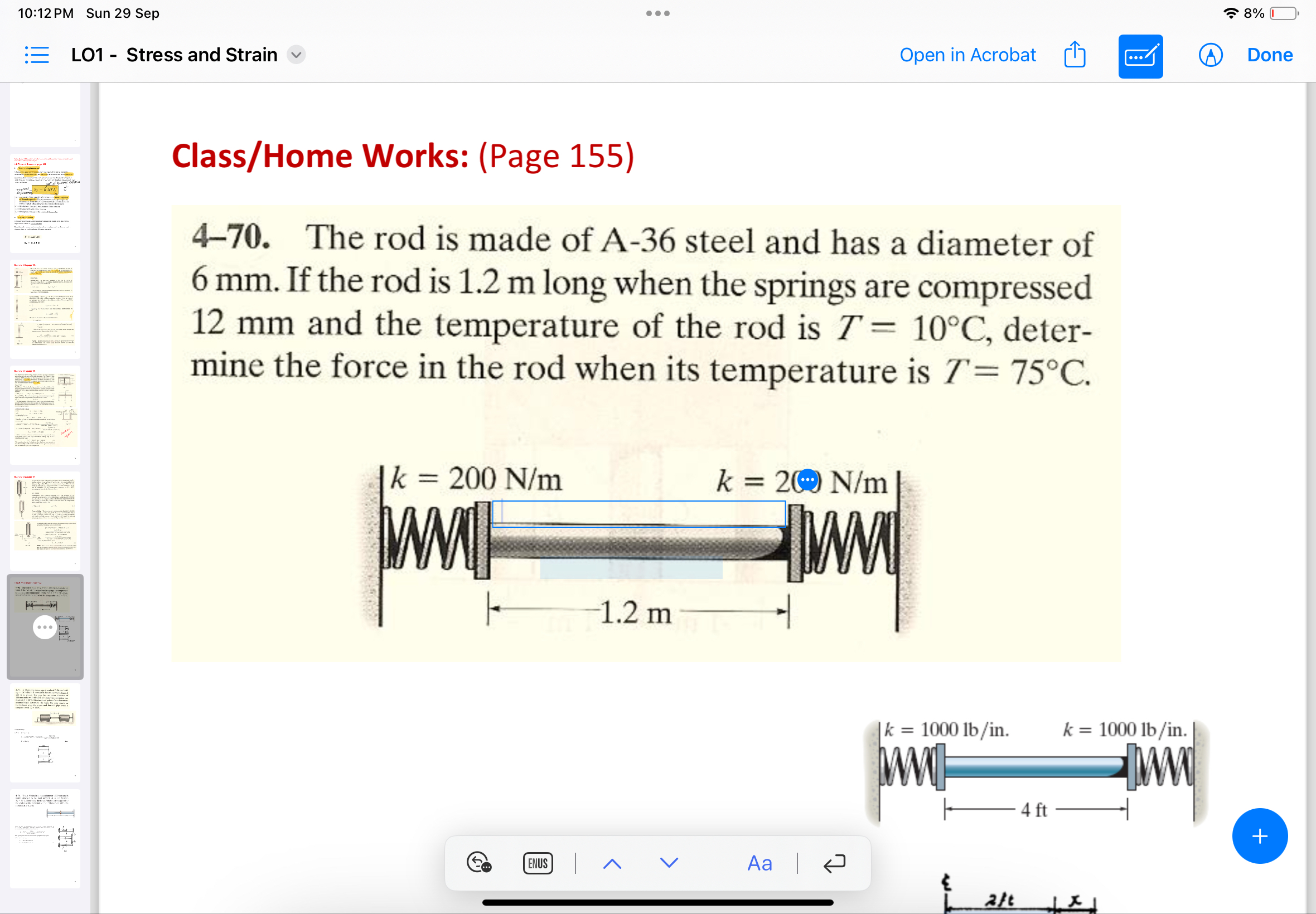 1 0 : 1 2 PM Sun 2 9 Sep 8 % LO 1 - Stress and