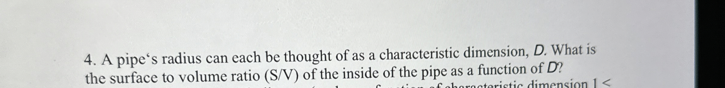A pipe's radius can each be thought of as a