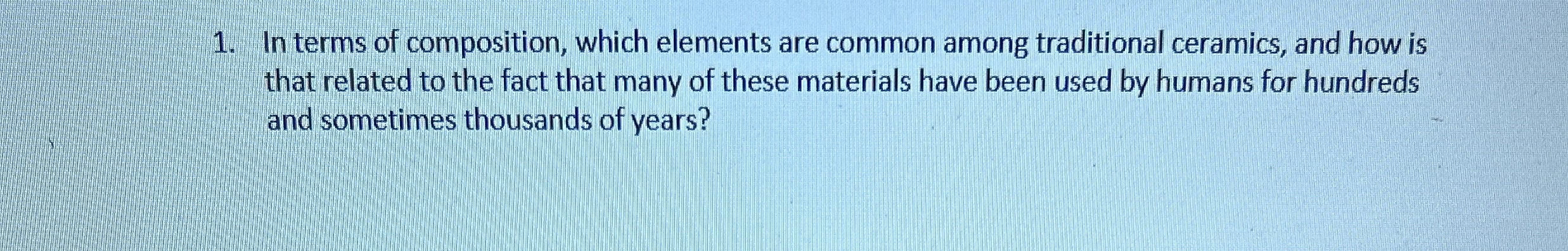 In terms of composition, which elements are