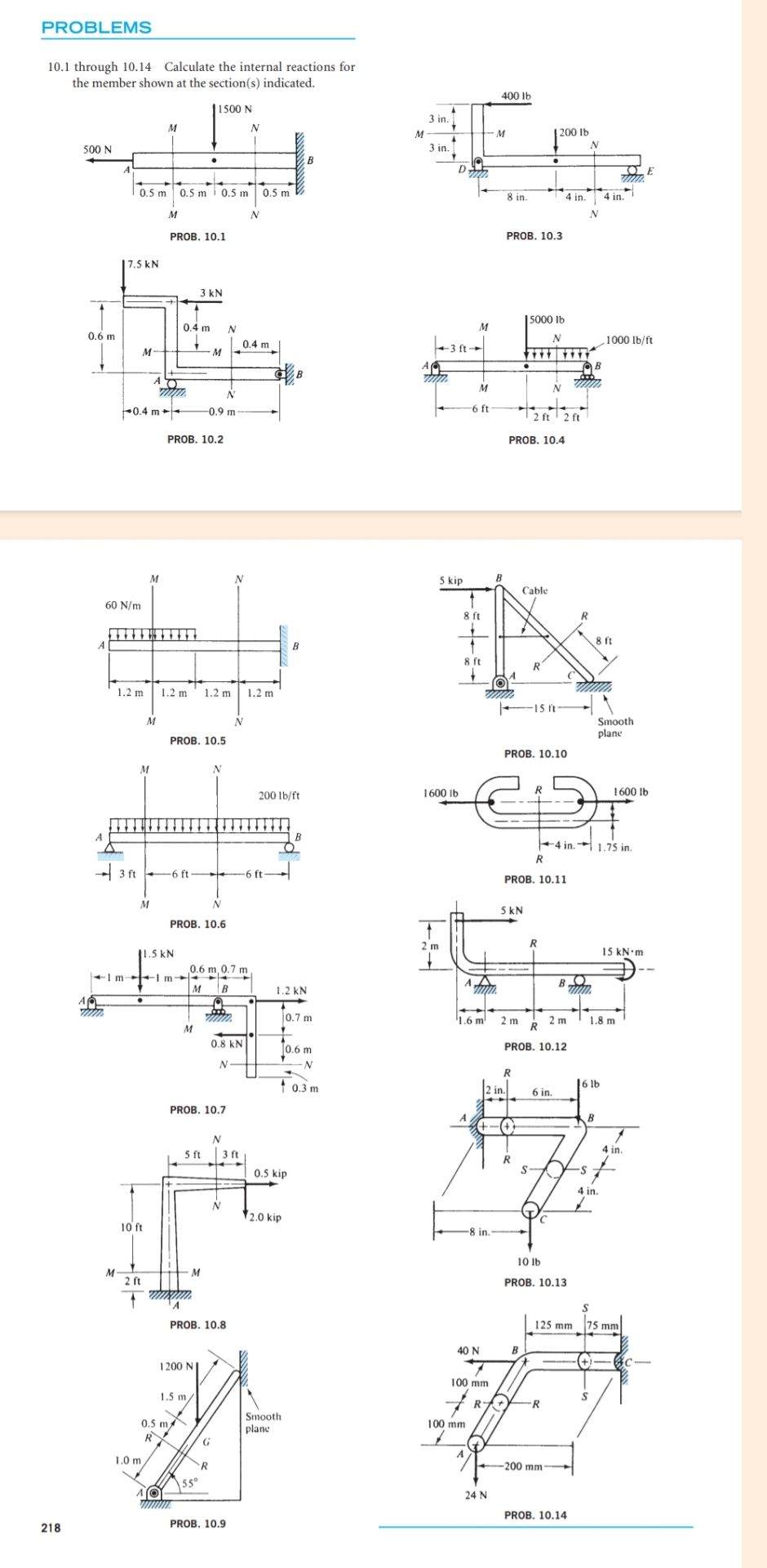 1 0 . 1 through 1 0 . 1 4 Calculate the internal