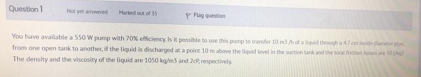 Question 1 Not yet answered Marked out of 3 5