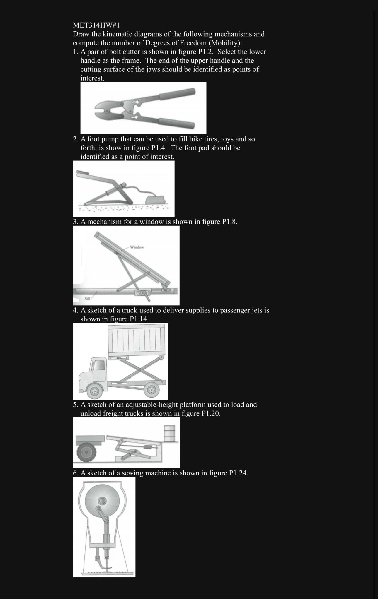 How to solve MET 3 1 4 HW# 1 Draw the kinematic