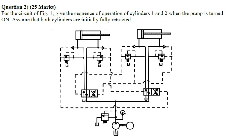 Question 2 ) ( 2 5 Marks ) For the circuit of