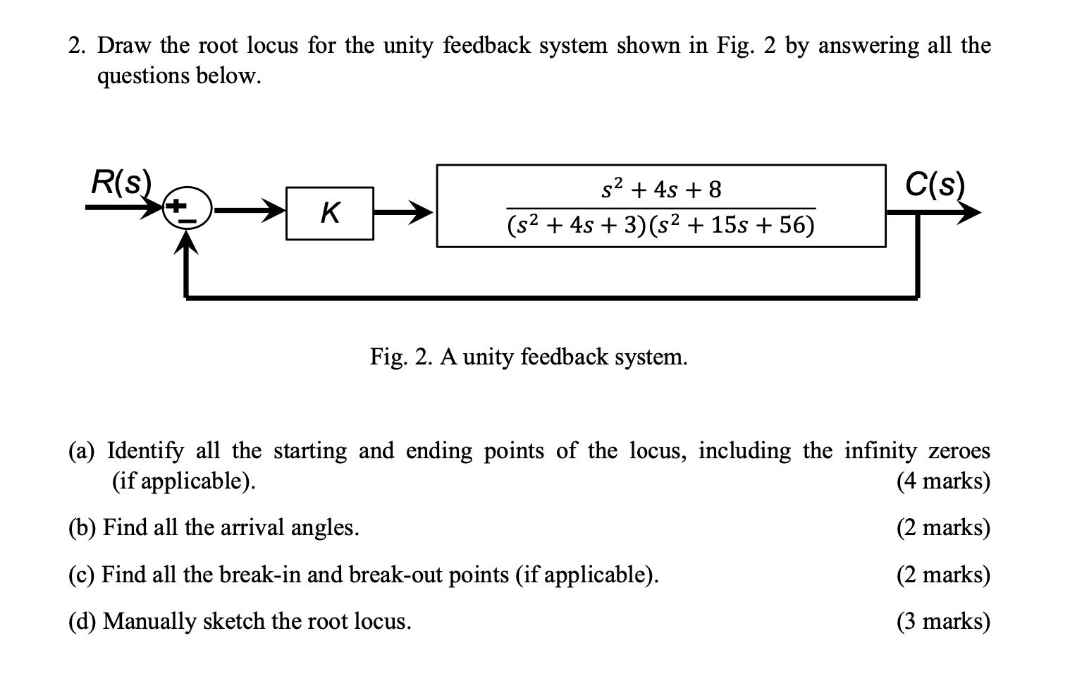 Show me the steps to solve 2 . Draw the root