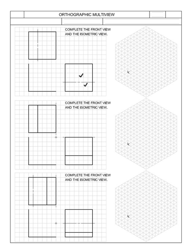 re - create the 2 dimensional views as you see