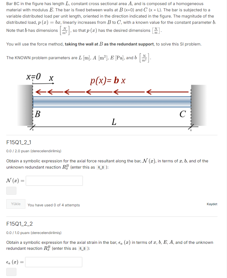 Bar BC in the figure has length L , constant