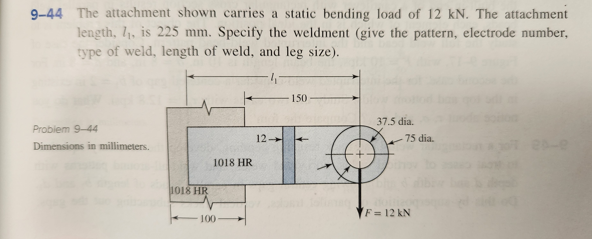 9 - 4 4 The attachment shown carries a static