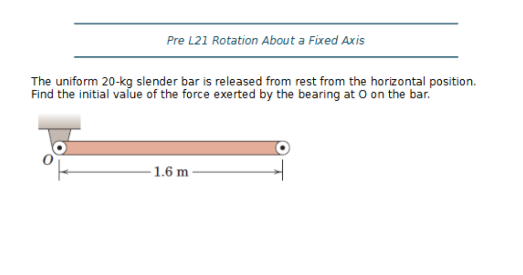Pre L 2 1 Rotation About a Fixed Axis The uniform