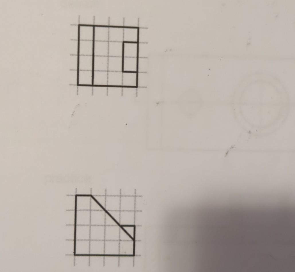 complete the auxiliary view including the whole
