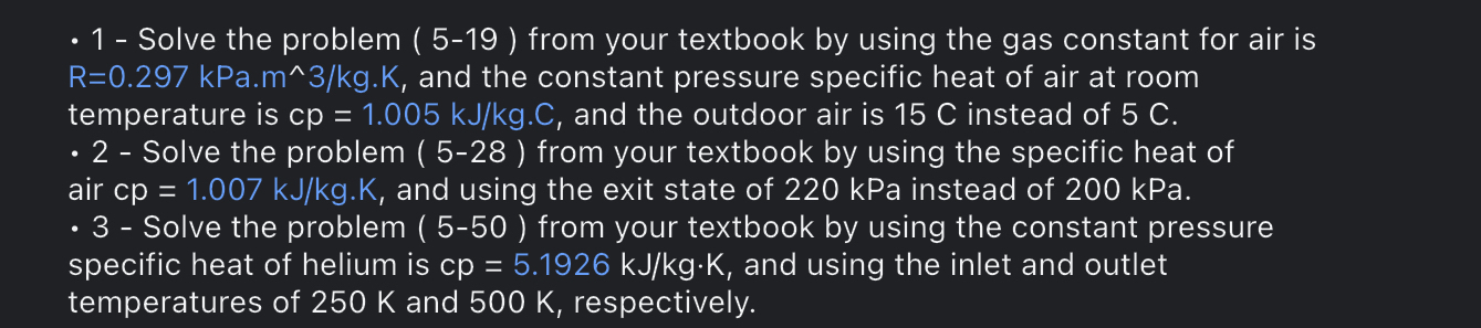 1 - Solve the problem ( 5 - 1 9 ) from your
