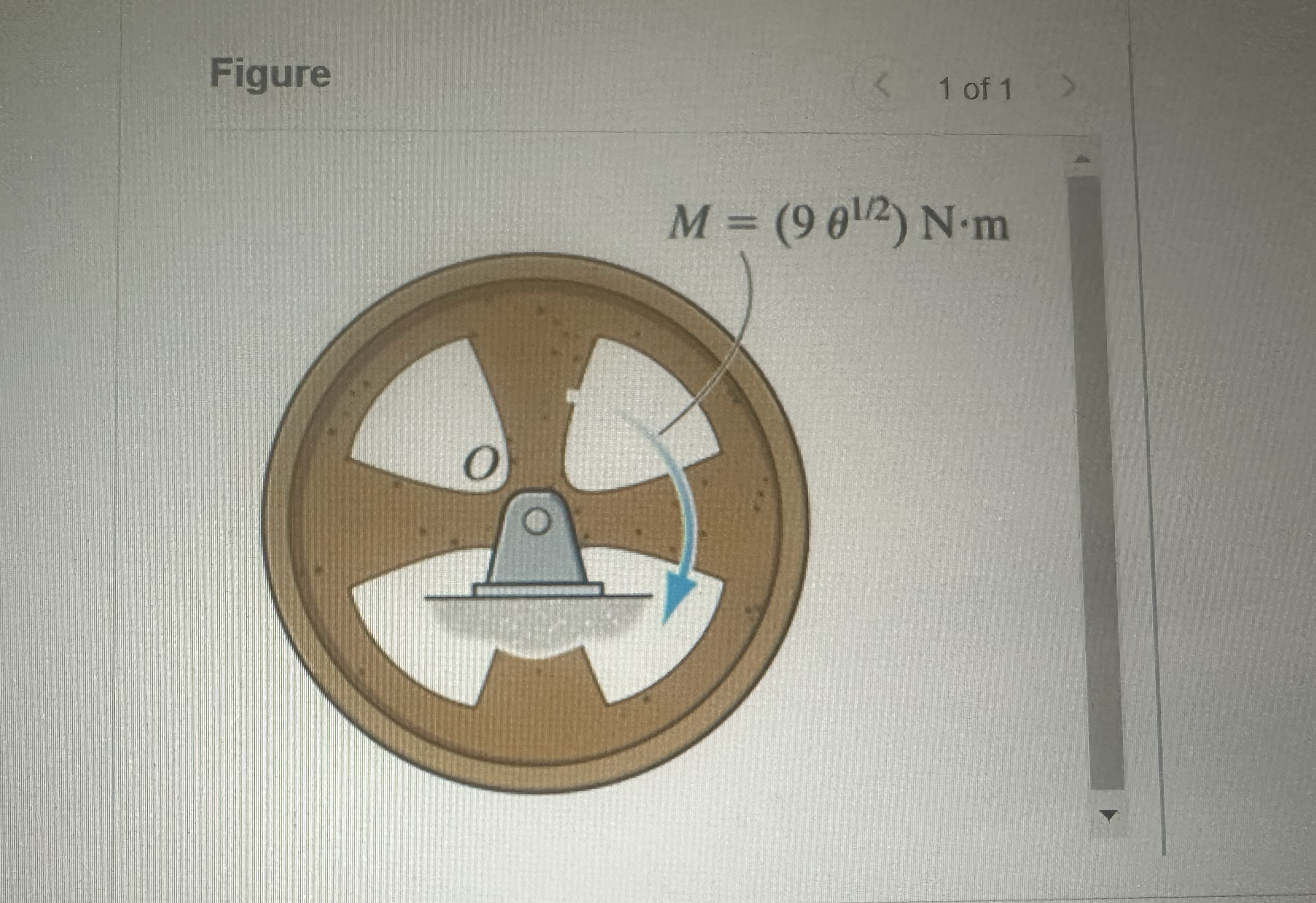 The 5 5 - k g flywheel has a radius of gyration