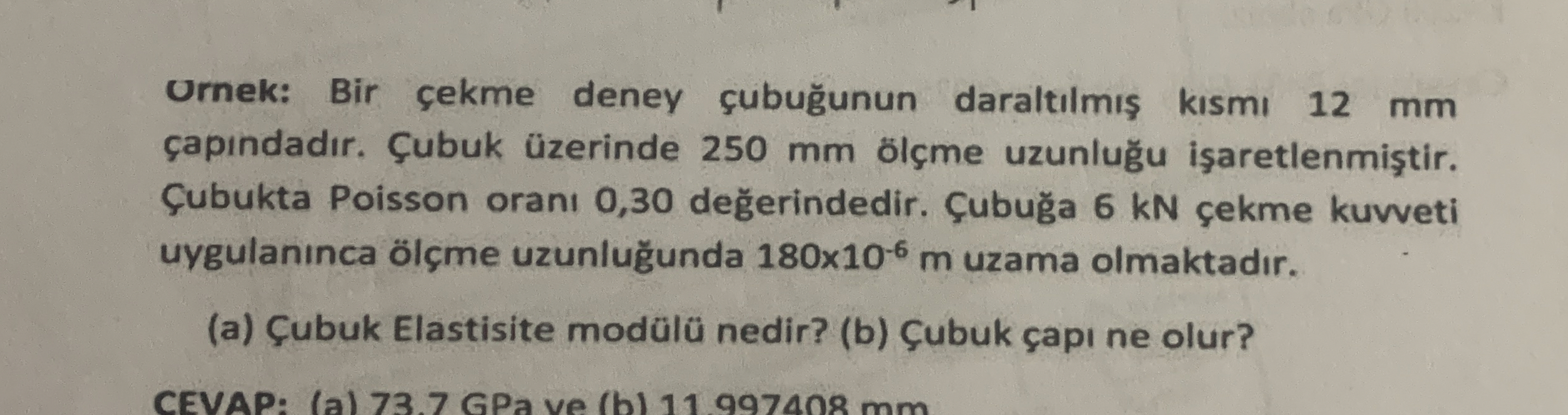 Urnek: Bir ekme deney ubu unun daralt lm k sm 1 2