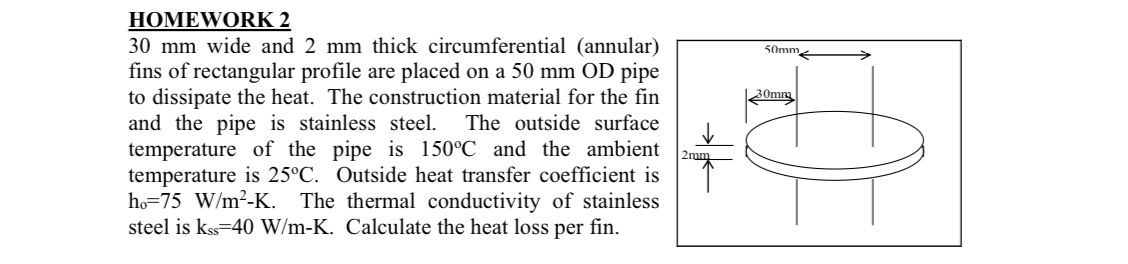 HOMEWORK 2 3 0 mm wide and 2 mm thick