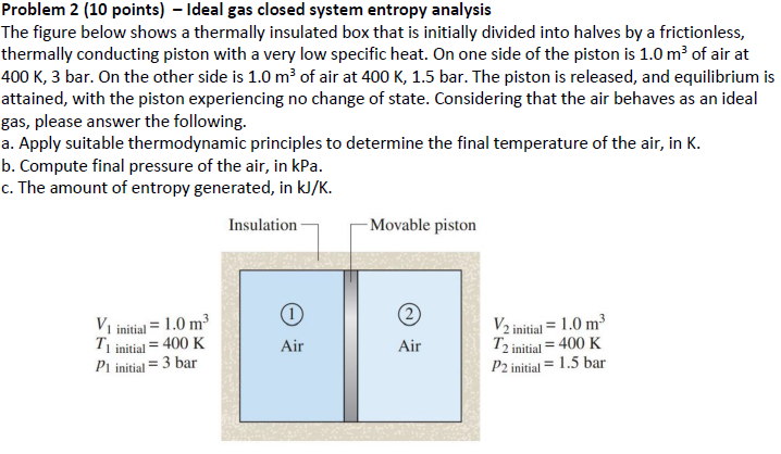 Problem 2 ( 1 0 points ) - Ideal gas closed