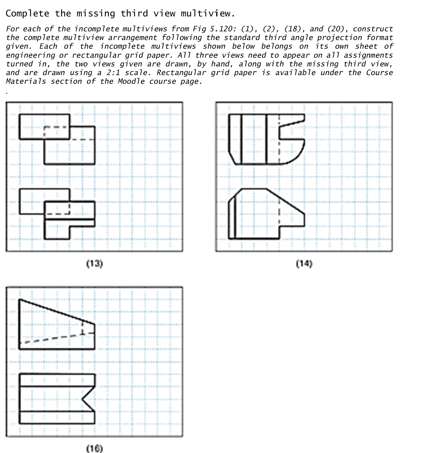 Please use engineering grid paper or just