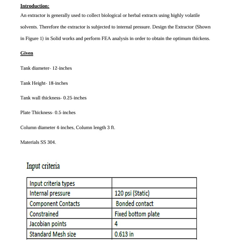 Introduction: An extractor is generally used to