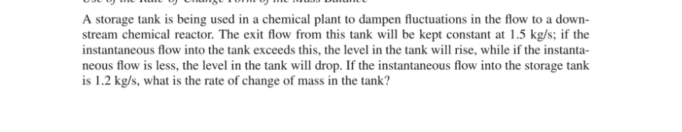 A storage tank is being used in a chemical plant